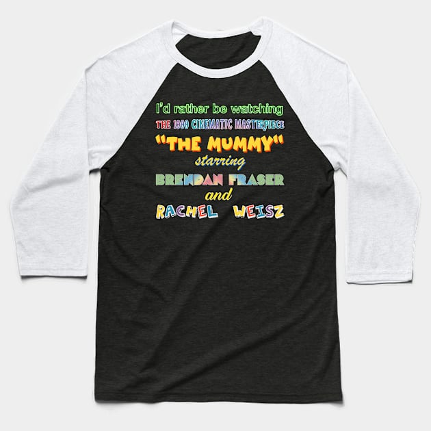 The Mummy //\\\///\// Meme Lover Original Design Baseball T-Shirt by DankFutura